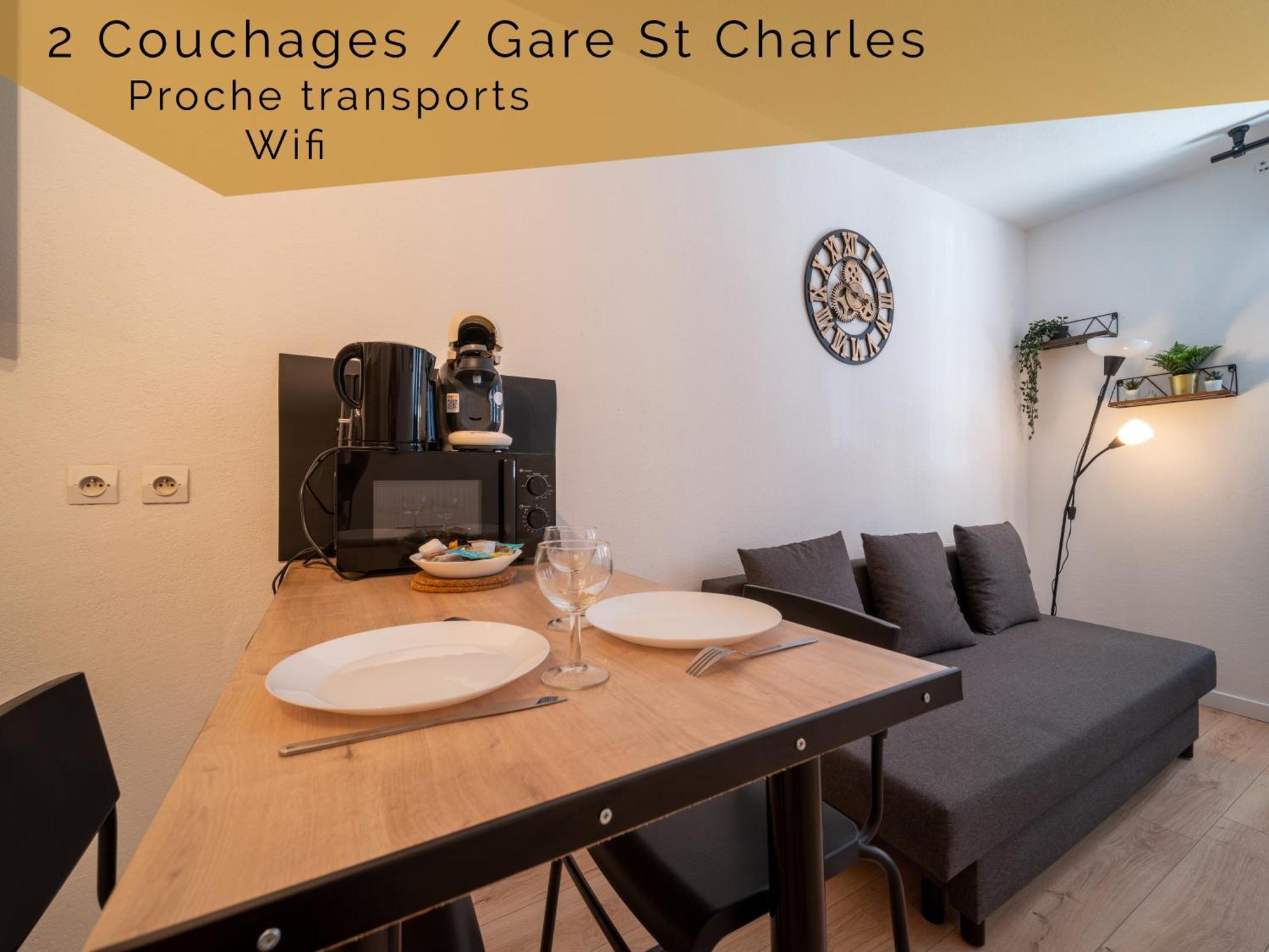 Appartement Tout Equipe A 6Min De La Gare St Charles Марсель Екстер'єр фото