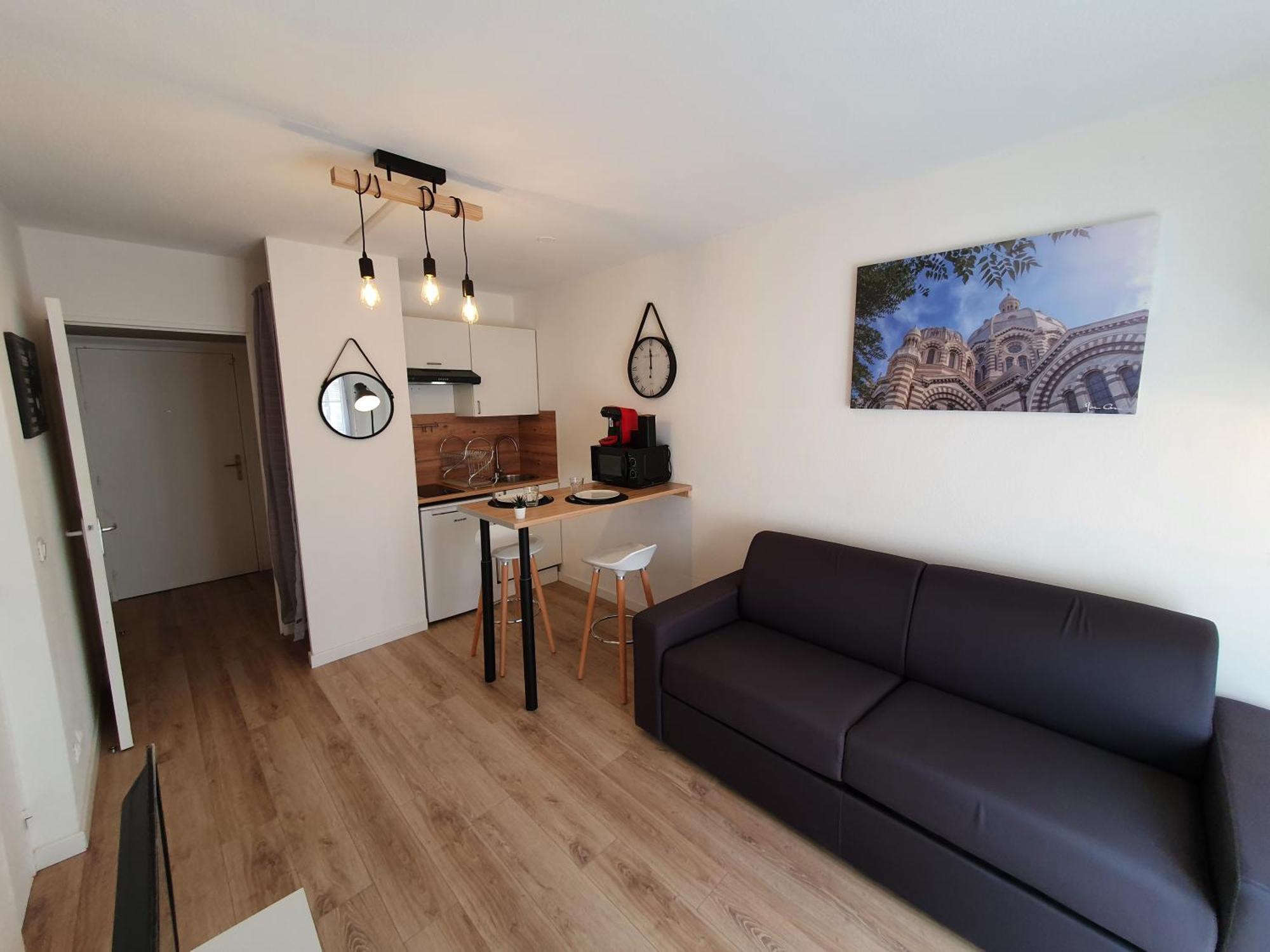 Appartement Tout Equipe A 6Min De La Gare St Charles Марсель Екстер'єр фото